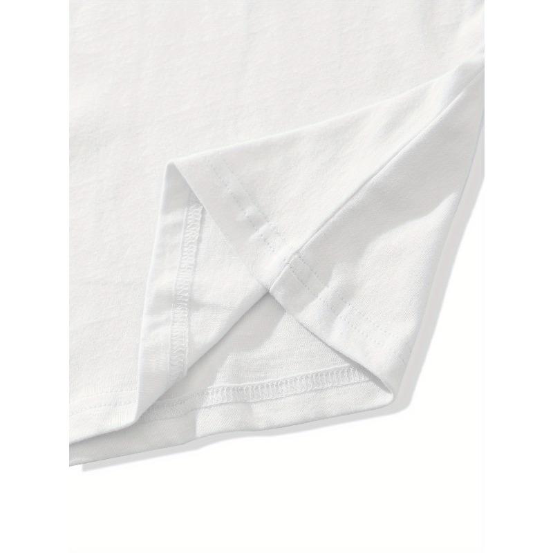 European Size Men's Fashion Trendy Short Sleeve Printed T-Shirt