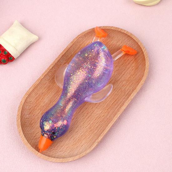 Třpytivá kachnička Fidget Hračka na odbourání stresu Průhledná kachnička Senzorická hračka Zvířátko na dekompresi Míček na stres Party drobnosti Výplň velikonočního košíku