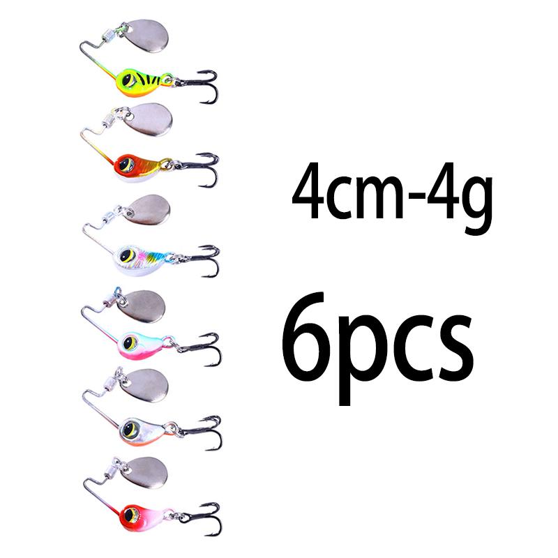 4g 8g 10g 15g 20g Fishing Lures Wobble Rotating Metal Vib Vibration Bait Fishing  Artificial Hard Baits Spinner Spoon Lure Pesca