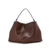 Women's Genuine Cowhide Leather Tote - Large Capacity, Soft, Handheld, Underarm, or Single Shoulder Crossbody Bag for a Relaxed, Commuting Look