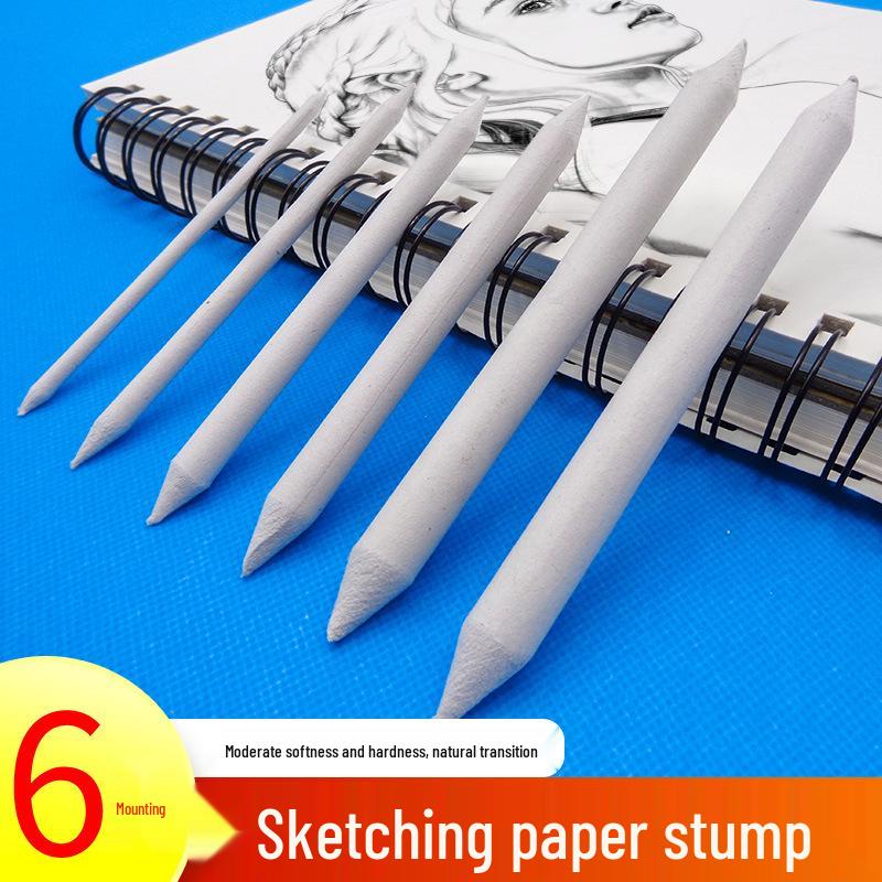 

Wei Zhuang 6-Piece Sketch Blending Tool Set 3-piece Paper Stump Set