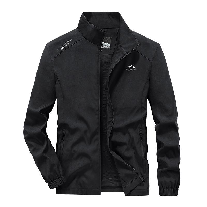 Men's Trendy Spring/Autumn High-End Outdoor Loose Windbreaker - Lightweight Sports Casual Jacket