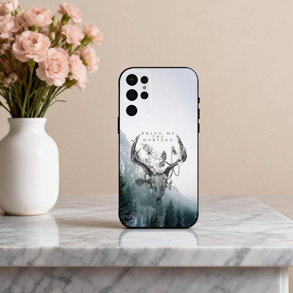 B-Bring M-Me the Horizon Band Phone Case For Samsung S25,S24,S21,S22,S23,S30,Ultra,S20,Plus,Others Soft Black Cover