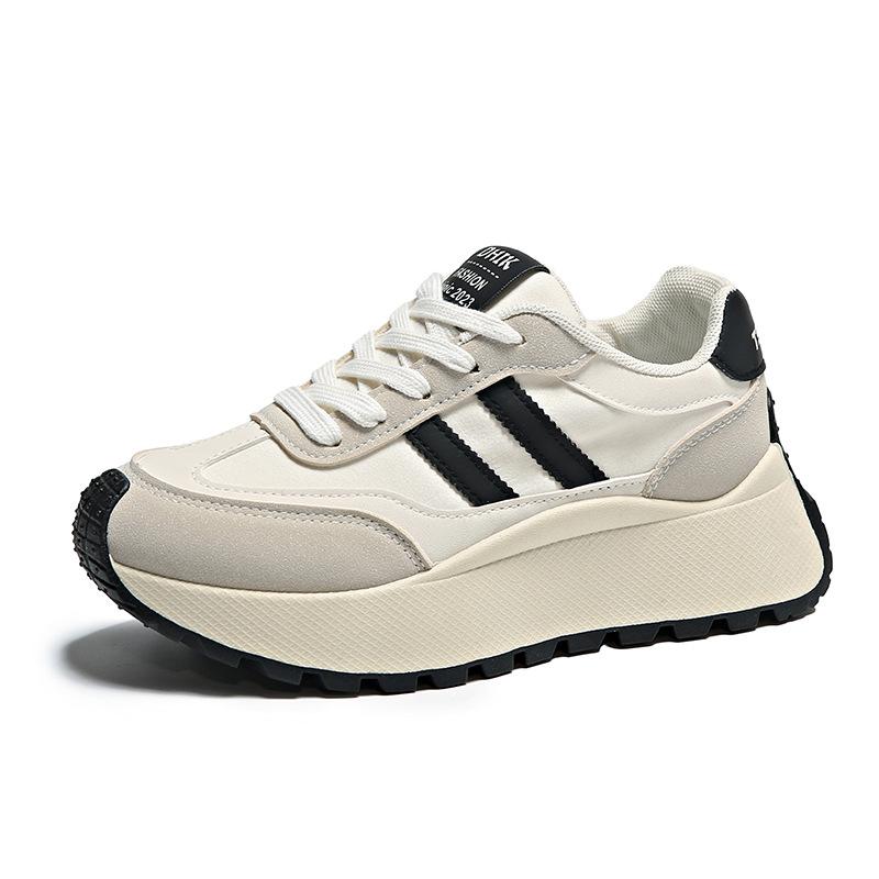 Ins Korean Version of Forrest Gump Women's Shoes, Spring New Internet Celebrity Student Sports Shoes Heightened Street Casual Shoes