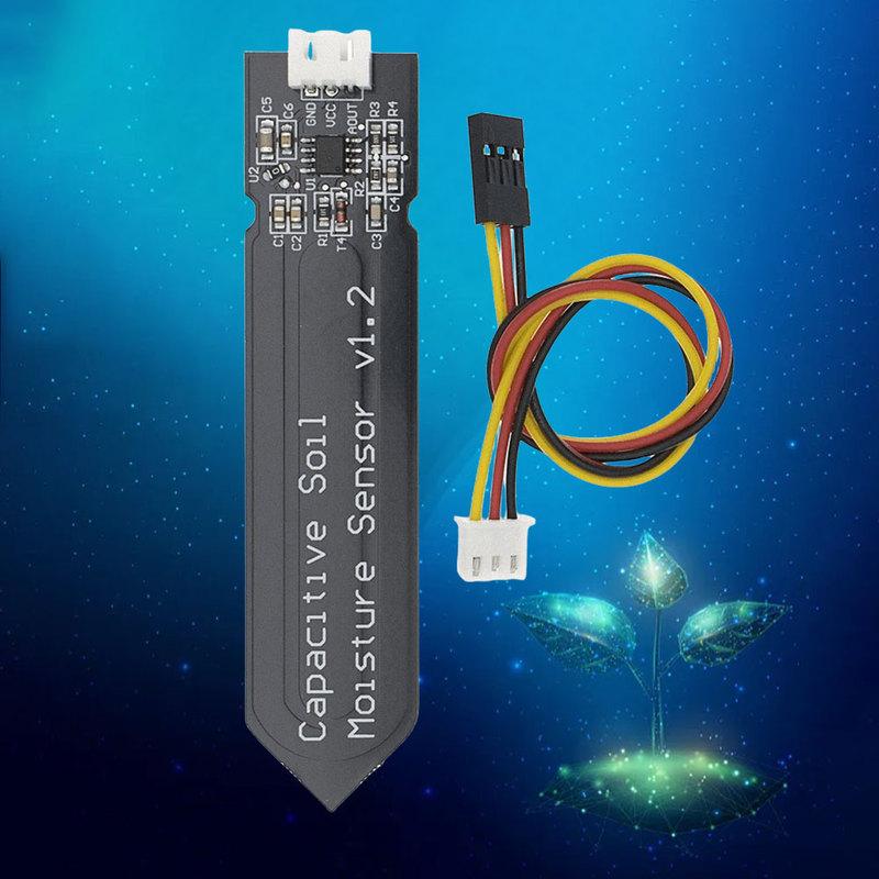 Capacitive Soil Moisture Sensor Module Wide Voltage 3.3V Corrosion Resistant W/ Gravity for Arduino Soil Moisture Sensor Board