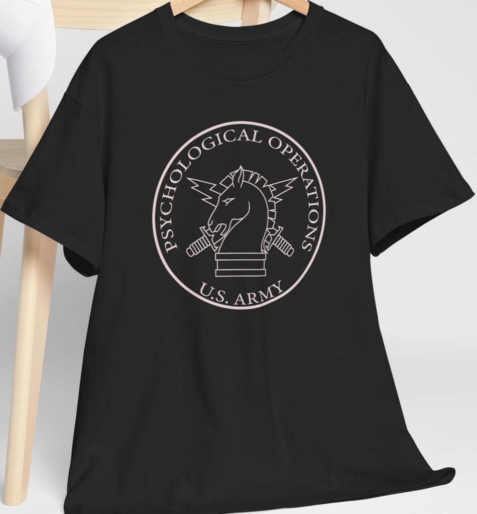 US Army PSYOPs Persuade Change Influence Psychological Operations Soldier Shirt