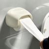 Kein Bohren Badezimmer Rollenhalter Wasserdichte Kunststoff-Toilettenpapierbox Vintage Wandmontiertes Toilettenpapier-Aufbewahrungsregal Toilette