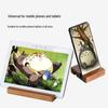 Creative Solid Black Walnut Phone and Tablet Stand