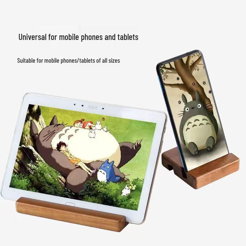 Creative Solid Black Walnut Phone and Tablet Stand