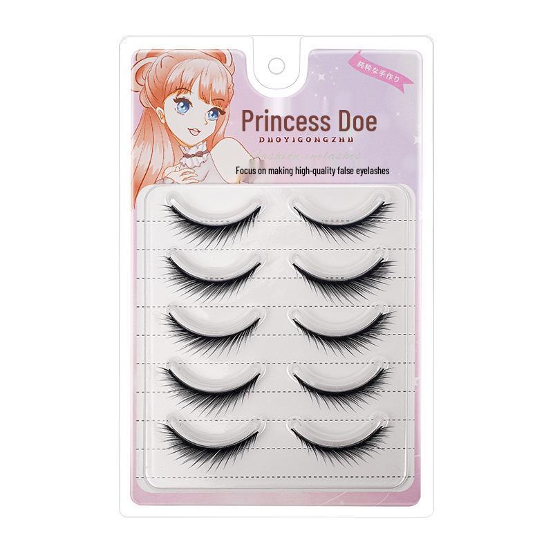 

Doyi Princess Fox Eye Collection: High-Quality Black Stem Full Strip False Eyelashes for a Mature European and American Look.