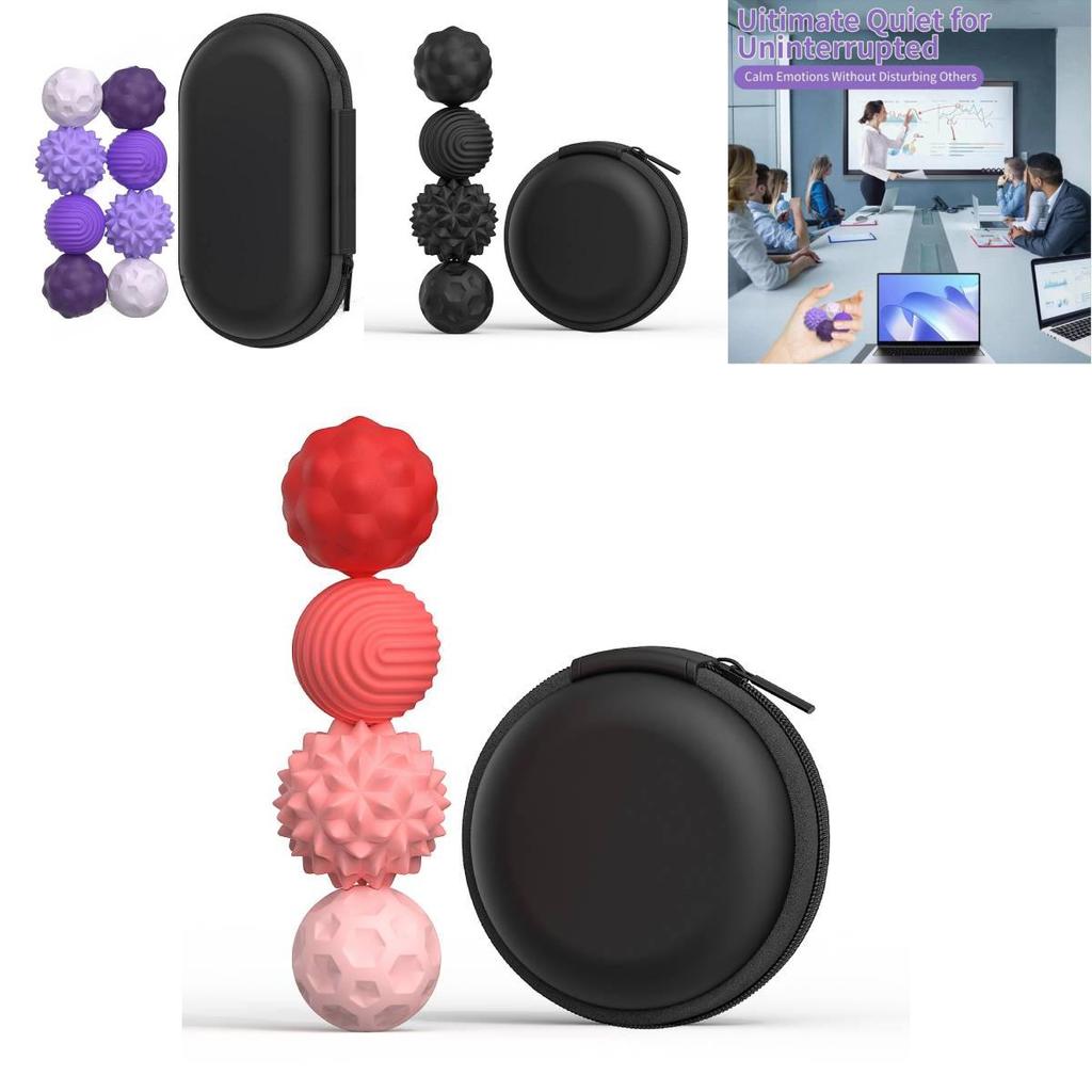 Sensory Silicone Magnetic Fidget Balls For Stress Relief And Focus