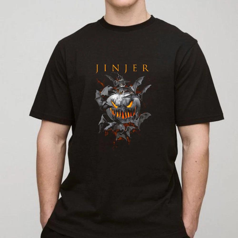 Rare jinjer band happy halloween gift tshirt for fans sizes s to 5xl S