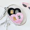 High Quality PVC Photo Card Holder Love Heart Shape Korean Style Pendant Card Holder Idol Photo Frame Women Girls
