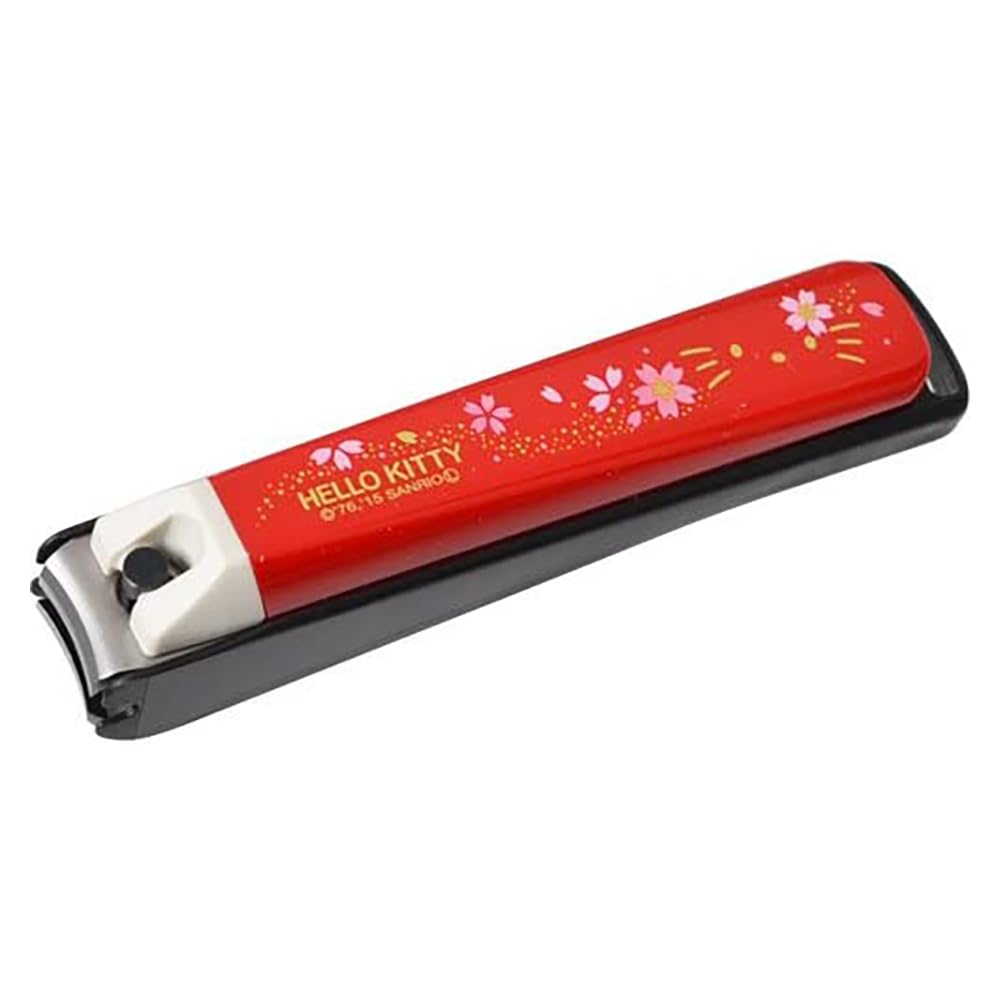 Kai KAI Kitty Japanese Style New Standard M Japanese Cherry Blossom Dozen Nail Clippers Made In Japan KK2527