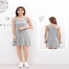Comfortable Women Loose Midi Dress Long Tank Stretch Casual Sleeveless Design