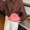 Retro Solid Color Clothes Shaped Crossbody Bag PU Leather Coat Chain Shoulder Bag Korean Style Tote Bag Women Handbag Ladies