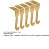 1/5Pcs Christmas Fireplace Hook Easy Installation Lightweight Metal Stocking Hangers DIY Holiday Decoration