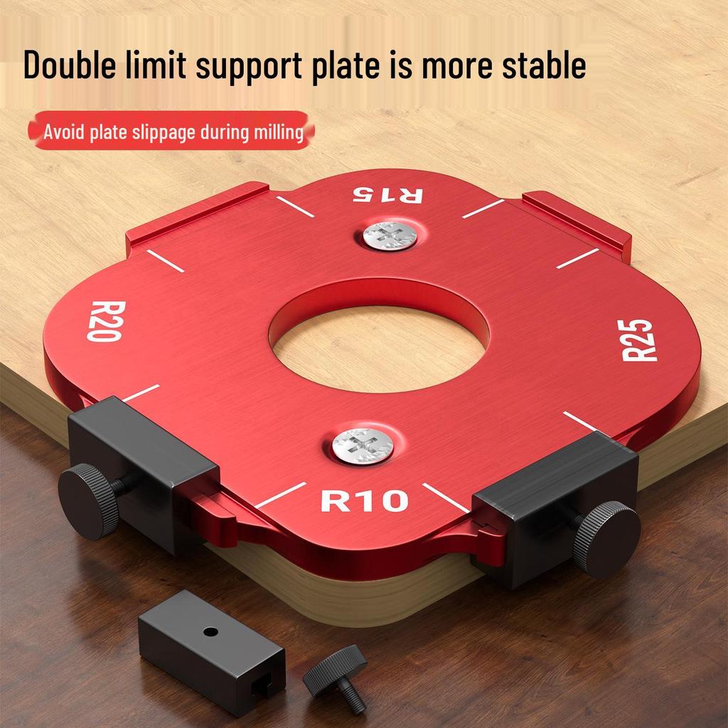 Aluminum Alloy Round Corner Trimming Tool for Woodworking