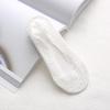 Women's Summer Lace Low-Cut Socks, Thin & Breathable with Cotton Bottom and Silicone Anti-Slip Heel Grip.