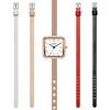 [FOCE LADY] FOCE LADY Damen-Armbanduhr mit Netz- und Lederarmband 5-teiliges Set FM2014WRG-SET