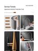 All-Copper Kitchen Pull-Out Faucet with 360° Rotation & Dual-Use Hot/Cold for Vegetable Sink