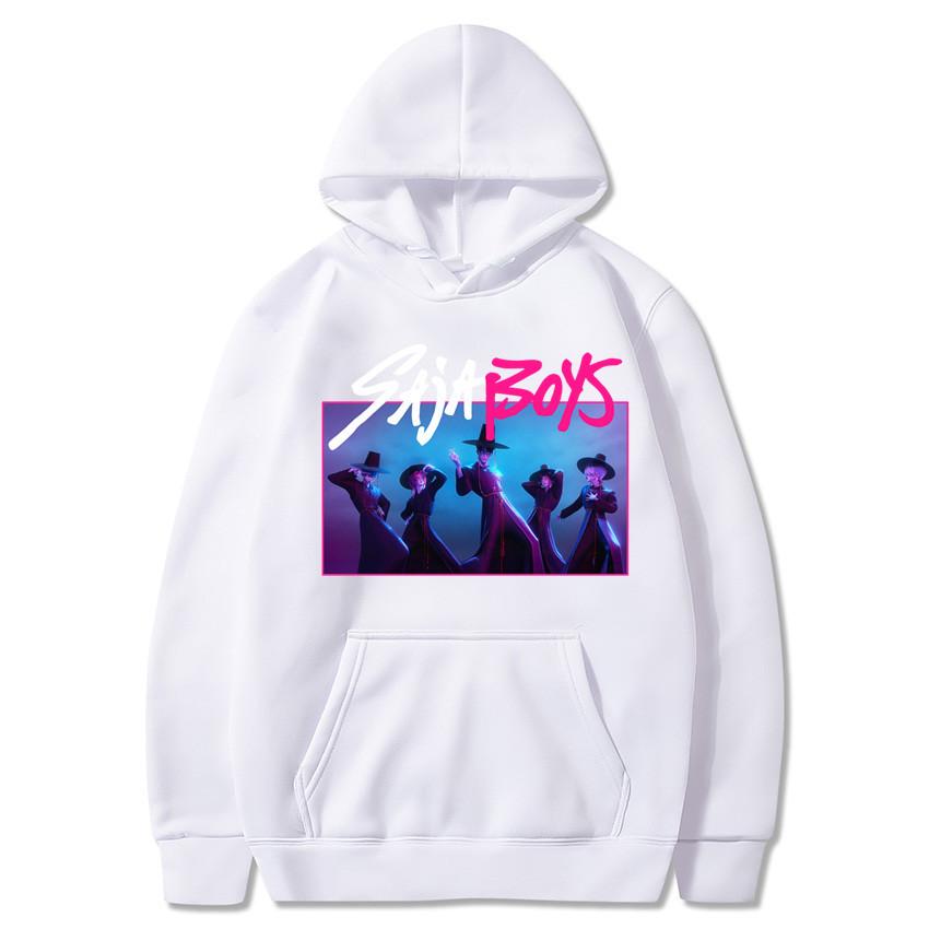 Trend Print Hooded Street Autumn Fashion Fleece Sweatshirt Hoodies Top for Men Women