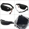 Orobianco Men's Genuine Leather Limonta Nylon Shoulder Bag, Made in Italy, Mini, Crossbody, Nylon and Leather, GOCCIA-C (NERO/Black) [Parallel Import]