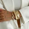 Wind Liquid Metal Folded Bracelet Bracelet Fashion Texture Glossy Spring Bracelet Women
