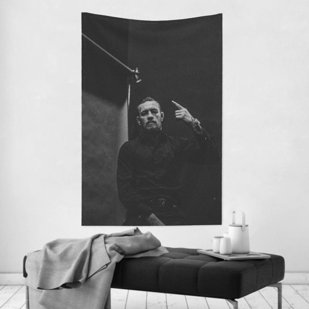 Conor Boxer Fighting MMcGregor Tapestry Room Decor Wall Cloth Party Hanging Background Room Decor Baby Room