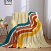 Floral Pop Flannel Blanket Warm Soft Halloween Christmas Couch Warm Cozy Decorative Decor Gift for All Season