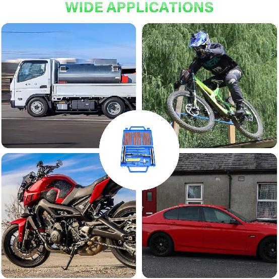 22Pcs Tire Repair Kit, Heavy Duty Tire Plug Kit, Heavy Duty Tire Repair Tools & Tire Repair Set For Car, Truck, ATV, RV, SUV,Lawn