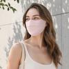 Soft Ice Silk Face Guard, Half Face Sun Protection Mouth Guard, Breathable Holes Face Shield with Elastic Ear Hooks for Cycling Running Hiking
