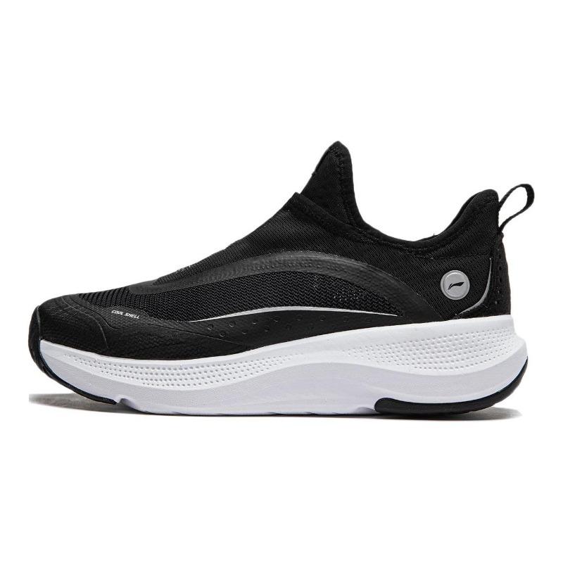 Li-Ning SOFT GO Women s Low-Top Slip-On Casual Shoes Black AGLU106-1 36
