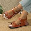 New Platform Sandals Women's Summer New Hollowed-out Wedge Sandals Women's Flat Sandals