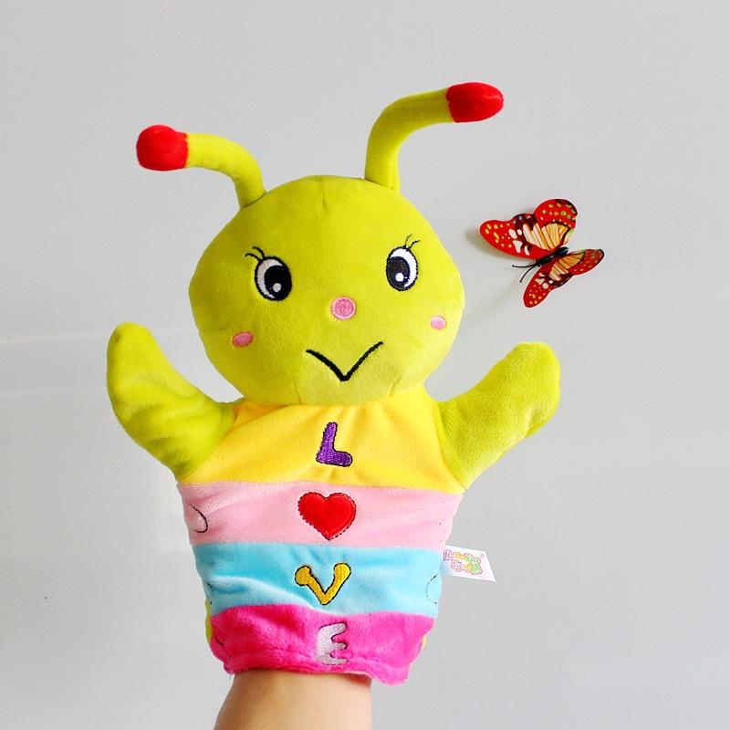Soft Plush Puppet Hand Toy for Storytelling and Interactive Play Educational Animal Hand Puppet for Toddlers and Babies