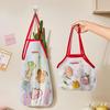 Wall-Mounted Kitchen Hanging Bag Cartoon Large Capacity Mesh Bags Hollow Breathable Vegetable Storage Bag