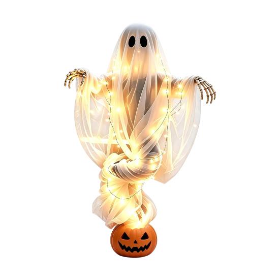 Šausmu spoku ķirbju lampas Halloweena