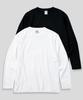 Peulinteuseuta [2Pack] 17-Count Basic Plain Layered Long Sleeve T-Shirt_Standard Length