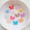 30pcs Colorful Resin Kawaii Mini Painted Shiny Butterfly Nail Art Flat Back Stone Figurines Scrapbook DIY Jewelry Decor Crafts