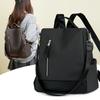 Schoolbag Soft Leather Backpack Women's 1011 New Trend Woven Bag Fashion Light School Bag Simple Versatile Travel Back