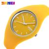 SKMEI 9068 Man Silicone Strap 3Bar Waterproof Clock Quartz Wristwatches For Lady Fashion Casual Watch Female Gift Women Watches
