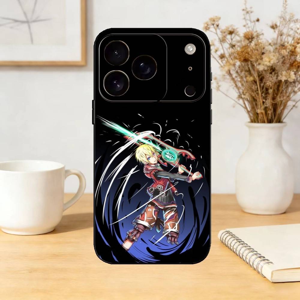 Game X-Xenoblade Chronicles Phone Case For iPhone 17,16,15,14,13,12,11 Plus,Pro Max,SE4Soft Silicone Black Cover