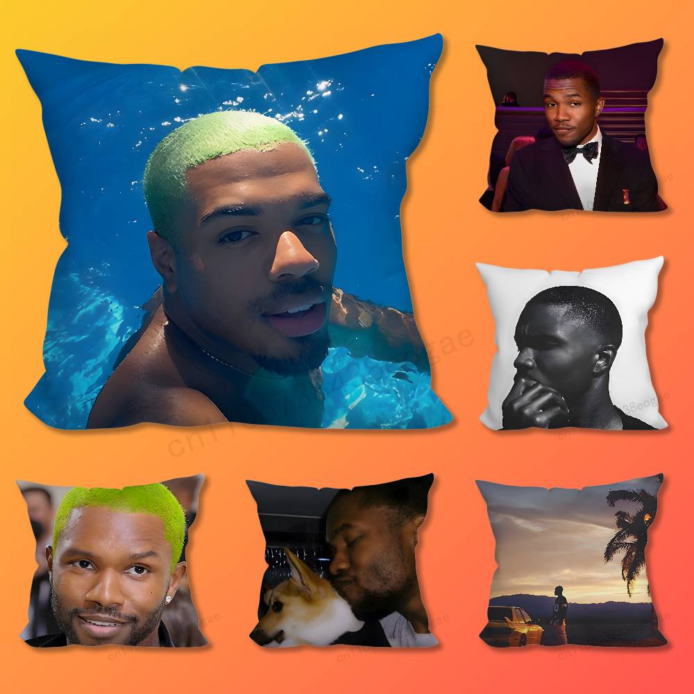 F-Frank S-Singer Pillow Case Living Room Sofa Cushion Cover Suitable For Home Bedroom Decoration And Protector
