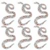 6pcs DIY Accessories Rhinestone Applique Glitter Sequin Ribbon Mesh Wrap  For Clothes Garments