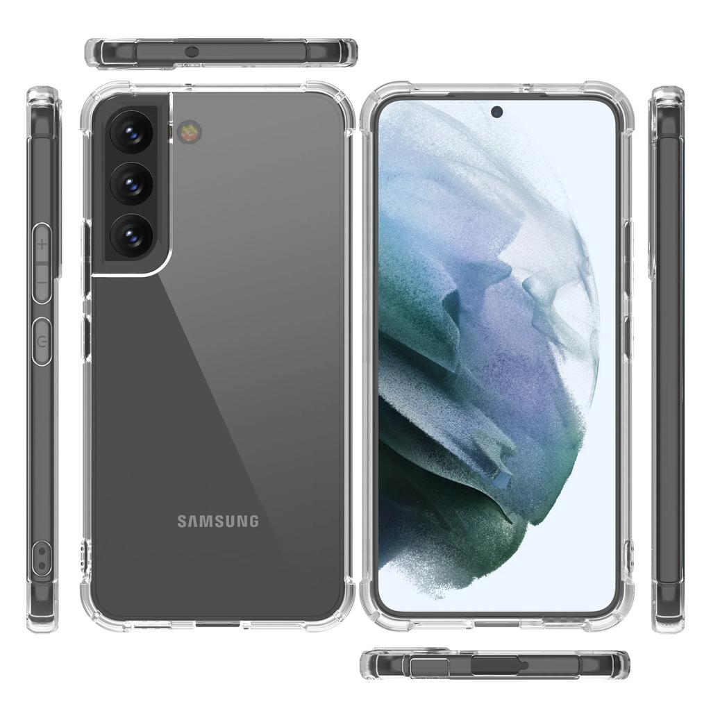Anti-Scratch Clear Bag Soft Case for Samsung Galaxy S24 S23 S22 Ultra S21 FE 5G S20 Plus A15 A53 A33 A73 A52S A52 A14 A54 A34