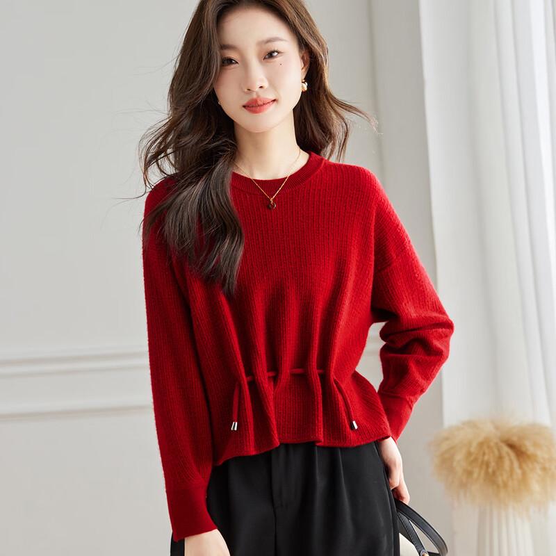 Srcr Women's 100% Wool Knit Sweater