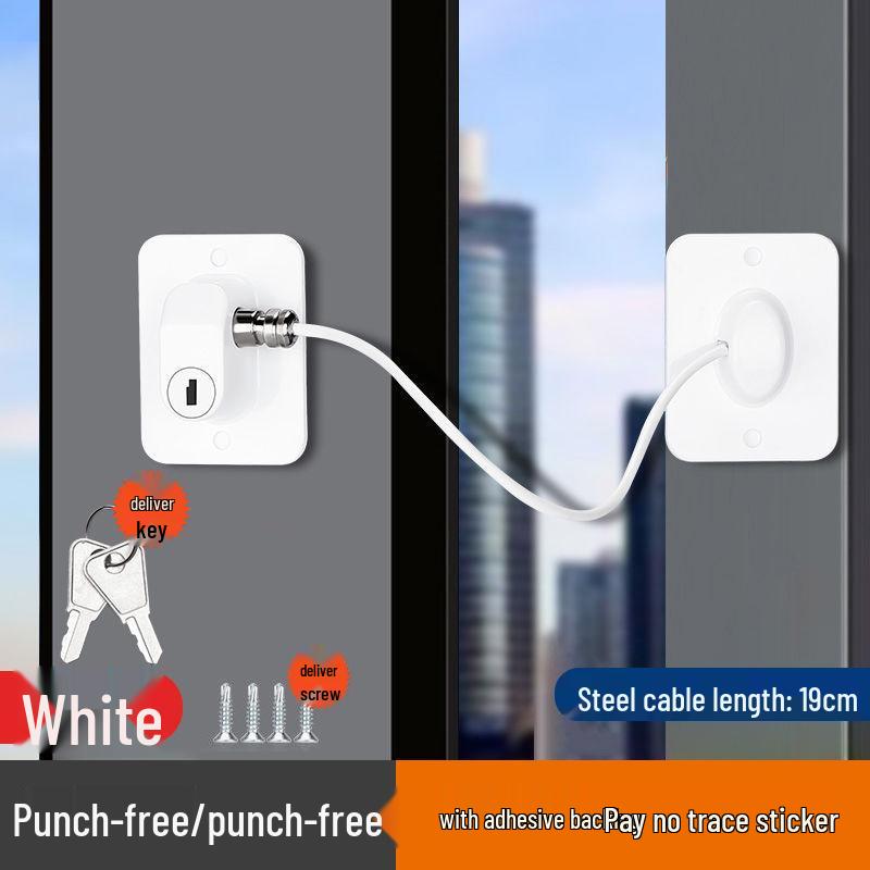 Adjustable Length Drawer & Window Restrictor for Child and Pet Safety