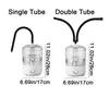 4 Liters Reptile Humidifier Double Tube Safe Amphibians Herps Humidifier Large Capacity Quiet Reptile Fogger Bedroom