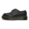 Dr. Martens Martin Couro Japonês Versátil Sapatos de Sola Grossa Sapatos Femininos Preto 27882001