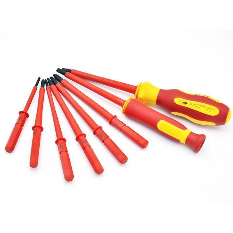 SATA 10-Piece VDE Insulated Interchangeable Screwdriver Set